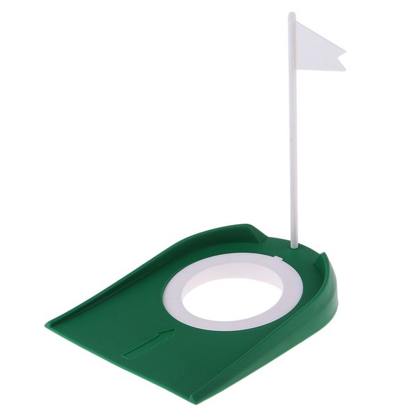 

golf putting hole & flag putt practicing cup training aids club accessories - great gift for avid golfers/golfing beginner leaner