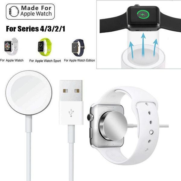 

For iwatch 2 3 wirele magnetic charger pad for apple watch ad orption magnetic u b charger cable for apple watch charger with retail box