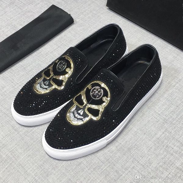 

luxury designer shoes womens mens trainers white leather platform shoes flat casual party wedding shoes suede sports sneakers rd19021806, Black