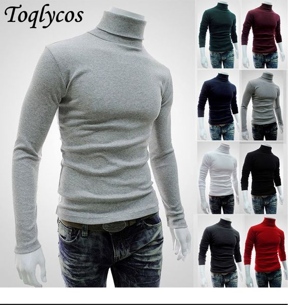 

men winter turtleneck pullover thermal sweater, White;black