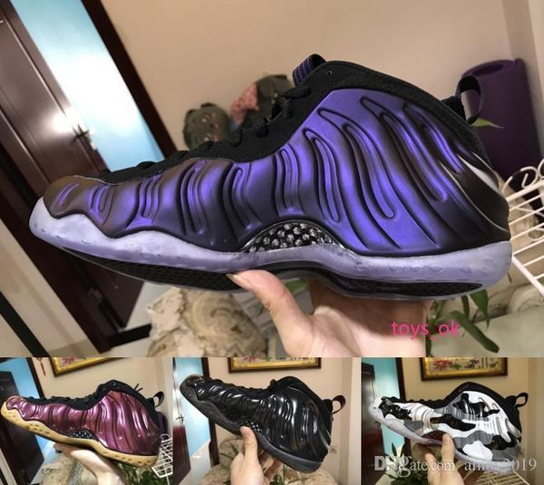 

new legion green eggplant men zapatos de penny hardaway basketball shoes island metallic gold foams mens trainers sports sneakers