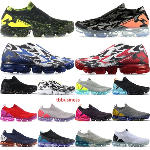 

2019 selling moc 2 acronym black mens sneakers thunder blue black punch running shoes men women designer trainers