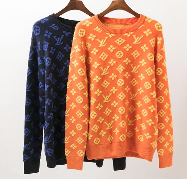 

Полный LOGO! 2019 осень-зима толстый свитер роскошные кофты вязаный высококачественн