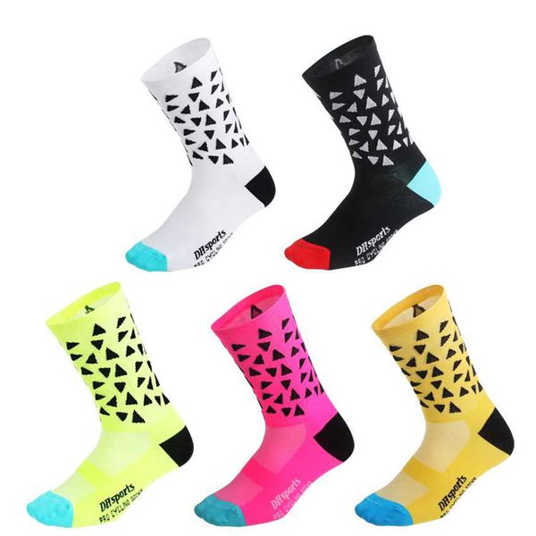 

sport socks 5 color team cycling socks riding bike sports runing size 38-46, Black