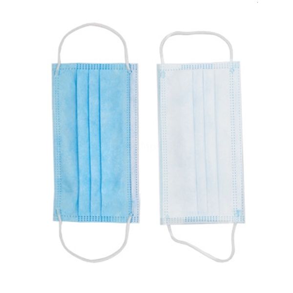 

dhl ship face3 layer ear loop dust mouth masks er 3 ply mask blue non woven bluesoft breathable outdoor part tdol