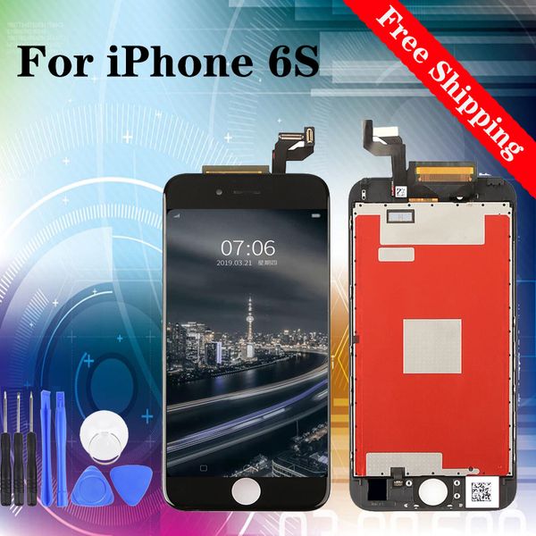 

super quality for iphone 6s lcd screen display replacement with touch digitizer black white 100% tested ing