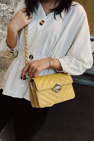 

small thread chain crossbody bags 2020 tide elegant texture shoulder messenger bags casual daily shopping flap youth design