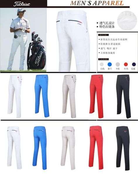 

golf fashion men's pants golf pants, Gary;green