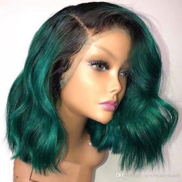 Fashion Style Wavy African American Bob Wigs Short Shoulder Length