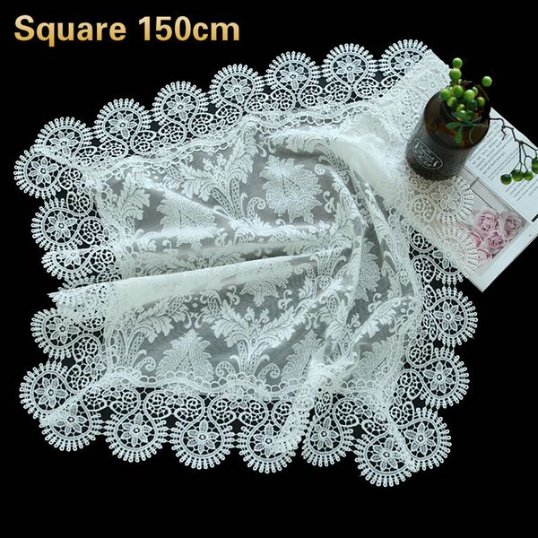 

european style jacquard water soluble embroidery lace large round tablecloth toalha de mesa tapete mantel nappe table cover