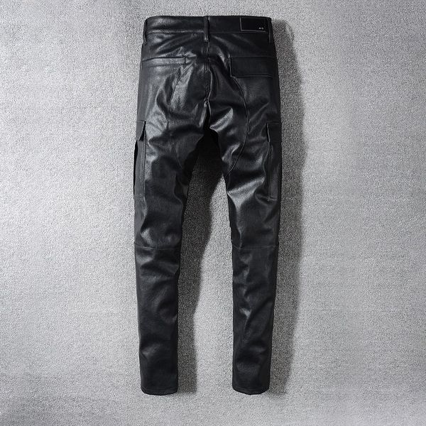 

дизайнер брюки для мужчин british rock стиль тощий pant мода твердые цвета женские штаны готика sexy pant, Blue