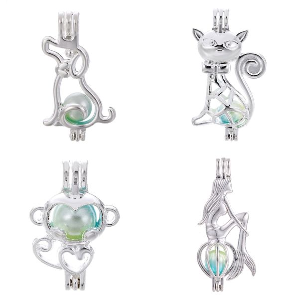 

More style for you to choose-Animal Pearl Cage Beads Cage Essential oil diffuser Locket Cage Pendant DIY pendants
