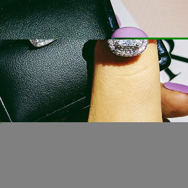 

925 стерлингового серебра ювелирные изделия ореол обручальное кольцо круглого шпилька серьги для подарка дня партии j5572 свадьбы рождество, Silver