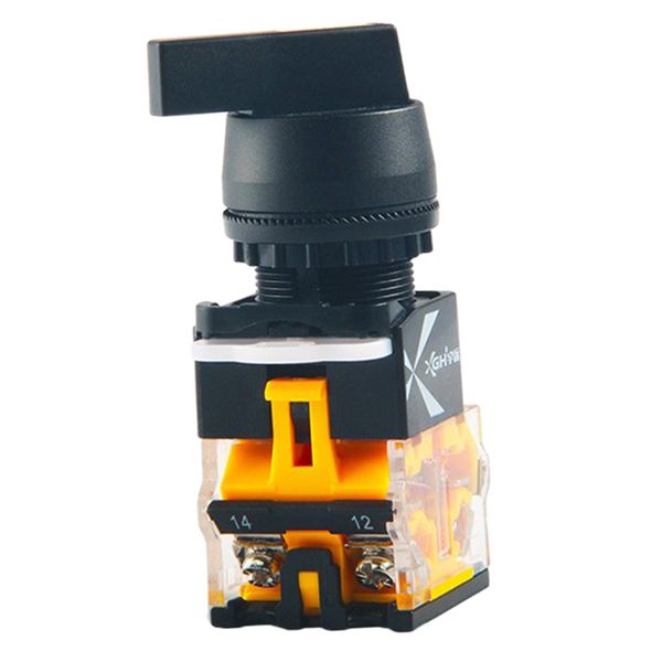 

440v 10a 3 position rotary selector self-locking push button switch