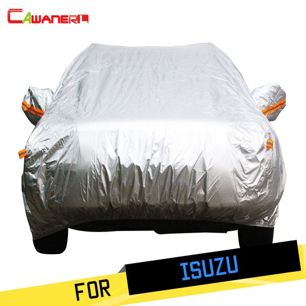 

cawanerl suv car cover indoor & outdoor sun anti uv snow rain resistant cover for isuzu amigo ascender axiom hombre i-mark