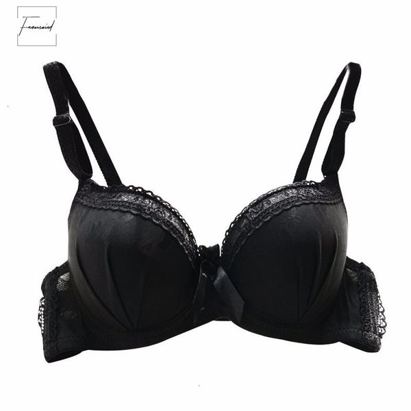 

bralette women lace bra push up bras deep v neck fit ladies straps bra good quality, Red;black