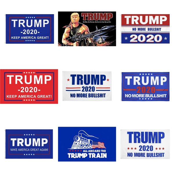 

90*150cm decor banner trump 2020 flag america again for president usa donald trump election banner flag polyester donald flags ins #808