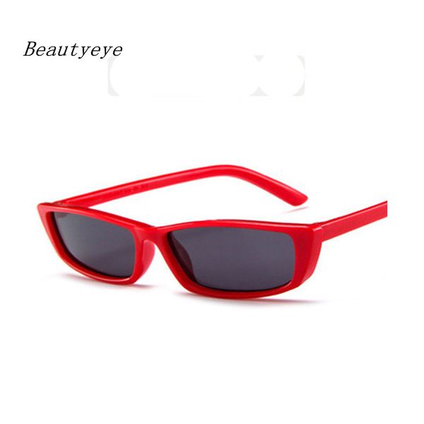 

new 2020 sunglasses women cat eye sun glasses retro small frame yellow ladies red eyewear oculos uv400, White;black