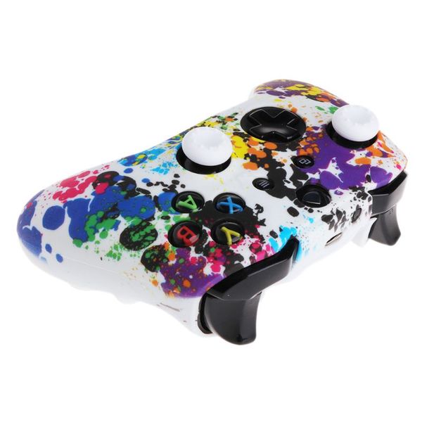 

popular silicone gamepad cover + 2 joystick caps for xbox one x s controller