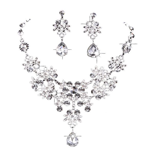 

the bride wedding headdress baroque crown luxury bridal jewelry ornaments vintage cubic zirconia bridal jewelry sets for women, Slivery;golden
