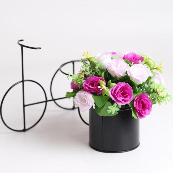 

asypets simulation flowers set home decoration iron stand artificial flower decoration for livingroom