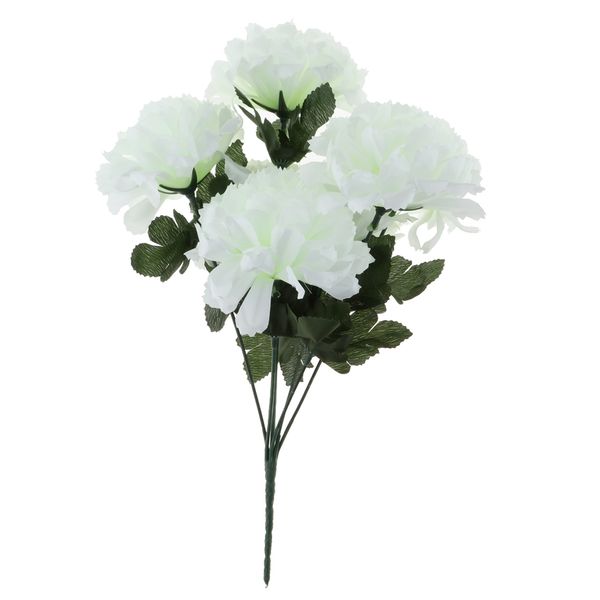 

artificial silk chrysanthemum bouquet grave memorial flowers home decor 35cm