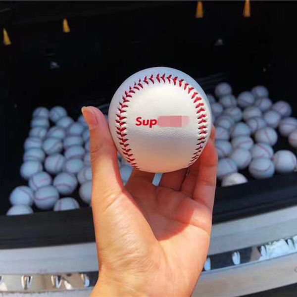 

клон белый бейсбол спорт сшитый вручную софтбол из кожи хип-хоп стрит спорт черны