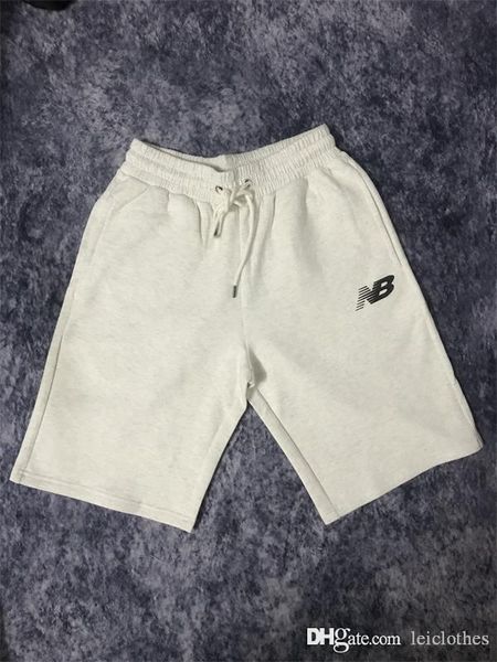 

2020 men's fashion sports pants summer side standard cotton joggers beach shorts hip hop breathable sports beach short, White;black