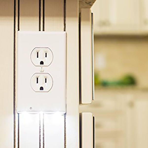 

plug cover led night light pir motion sensor safety light angel wall outlet hallway bedroom bathroom night lamp
