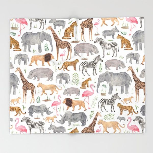 

lion blanket cute design safari animals fleece blankets and throw blanket for beds christmas decorations for home 150x200