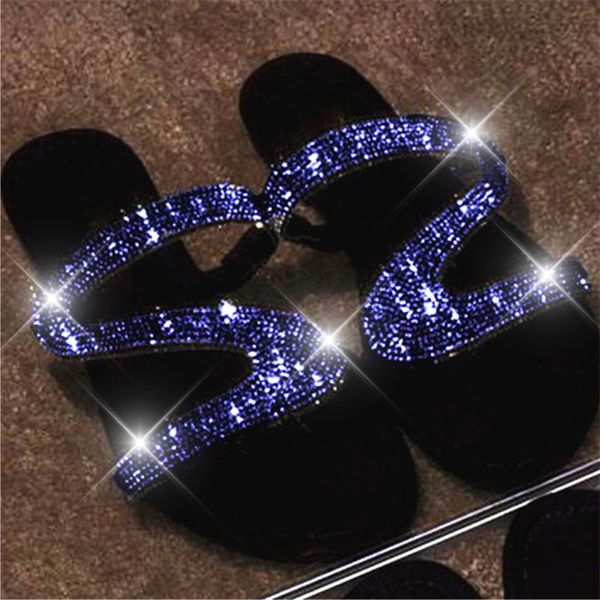 

women summer flat bling slippers transparent soft jelly shoes female flip flops sandals outdoor beach ladies slides drop ship c13, Black