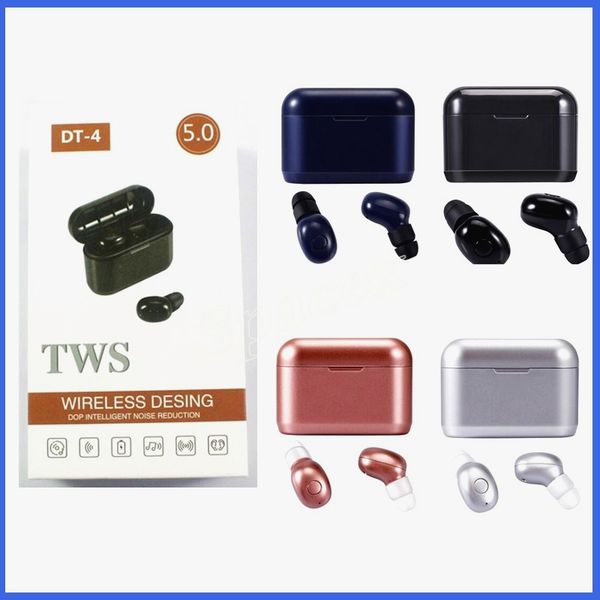 

dt-4 tws sport wireless headphones bluetooth v5.0 running earbuds universal for huawei samsung iphone 10pcs