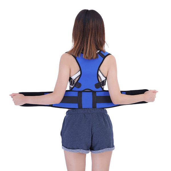 

black belt corrector posture support hombres mujeres tirantes, Black;blue