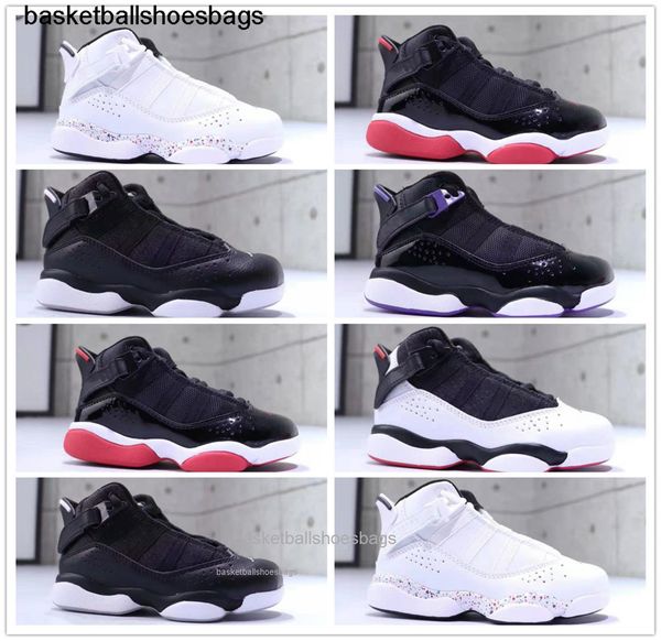 

rings vi 6 2019 kids basketball jumpman shoes sports shoes children sneakers gym red purple boy girls 6s athletic designer basketball shoes