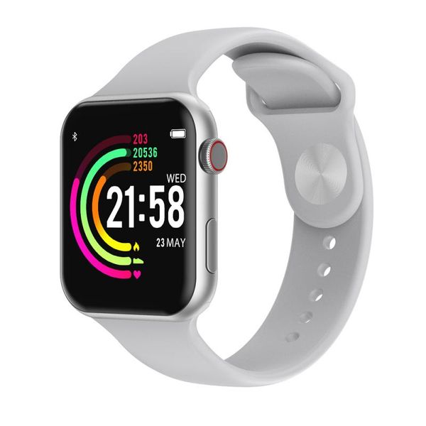 

2020 f10 smart watch 1.54 inch hd ips screen smart bracelet multi-language sports tracker fitness smartwatch for ios android