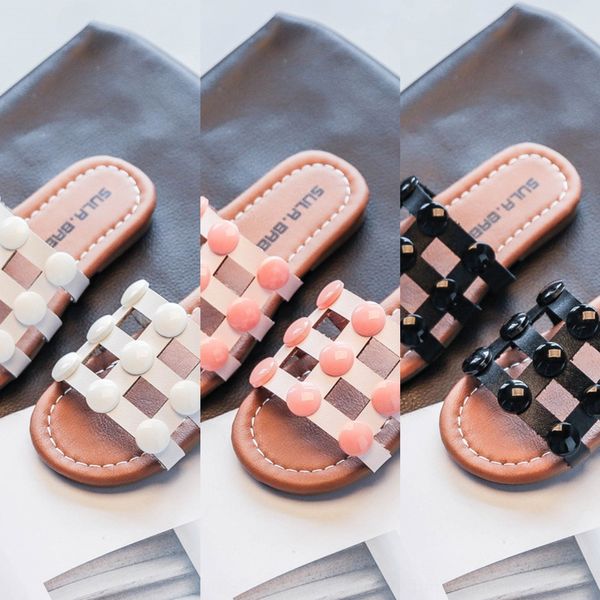

sz6nz children' 2020 xia xin baby holiday sandals little girl soft bottom hole shoes children children slippers soft-sole shoes childr, Black;grey