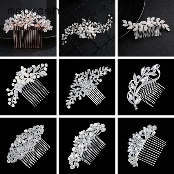 

mecresh glass subjects for wedding hair for women, Golden;white