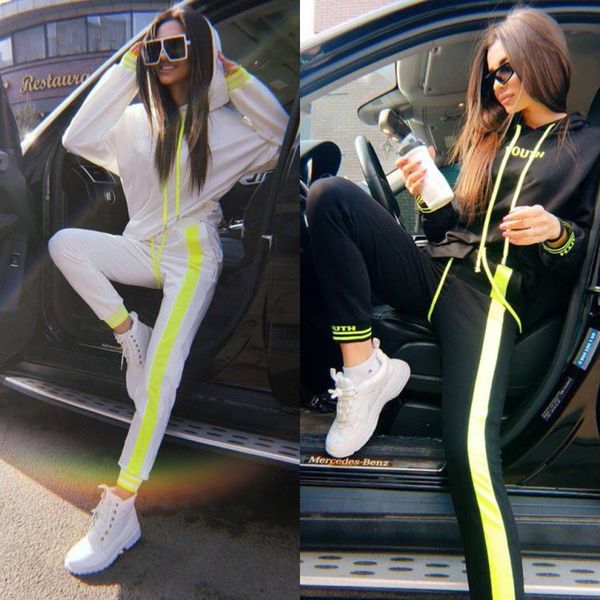 

2019 women's sportswear suit, Gray