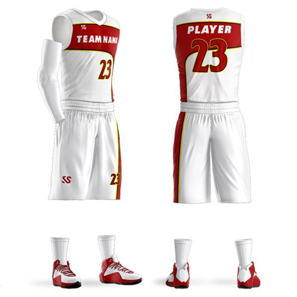 De alta qualidade em branco mais barato basquete jerseys mens personalizado conjuntos de basquete universitário respirável uniforme conjuntos