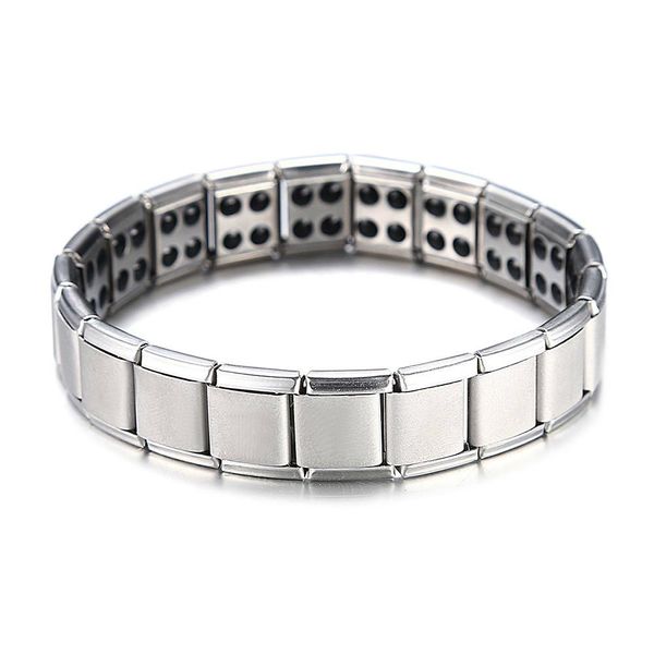 Heißer Verkauf Energie Gesundheit Charms Armband Für Frauen Männer Gesundheit Stil Versilbert Edelstahl Armbänder Geschenke Modeschmuck Großhandel