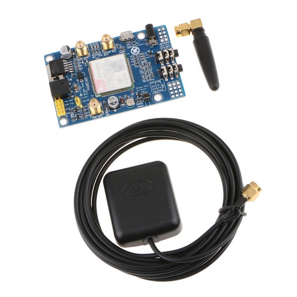

sim808 module gsm gprs gps development board sma with gps gsm antenna