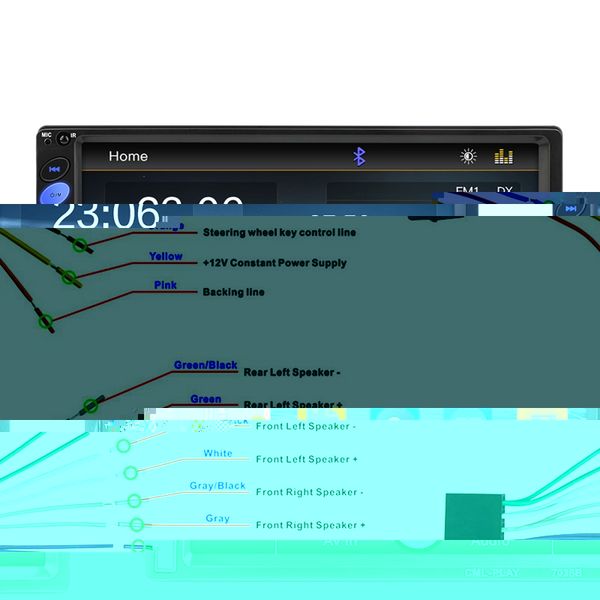 

2din car radio 7 inch press android player subwoofer mp5 player autoradio bluetooth rear view camera tape recorder