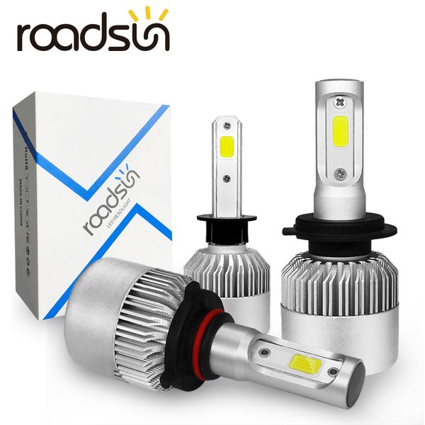 

bulbs h11 12v 9005 9006 8000lm car styling 6000k led auto s2 h7 led h4 h1 h8 hb4 h3 hb3 cob led headlight car accessories