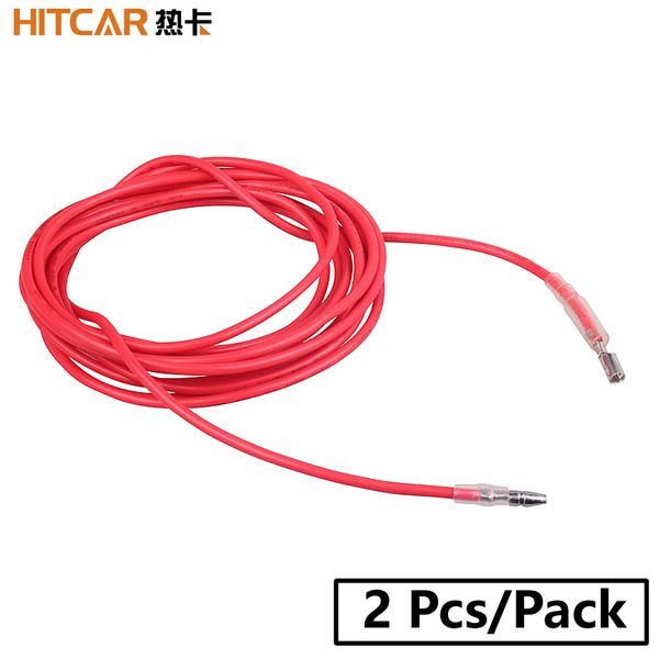 

10a gauge wire red & black power ground standard copper cable 3 meters for car electronics dvr gps device modify 2pcs/pack
