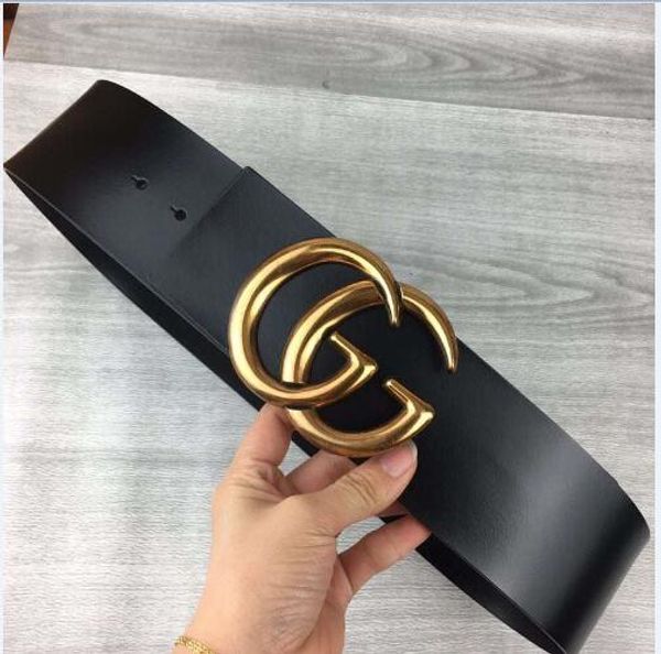 

2019 new 7 cm. size95 --115cm uxury designer canvas belt 2019 new product hits the market big buckle belt designer belt male female high qua, Black;brown