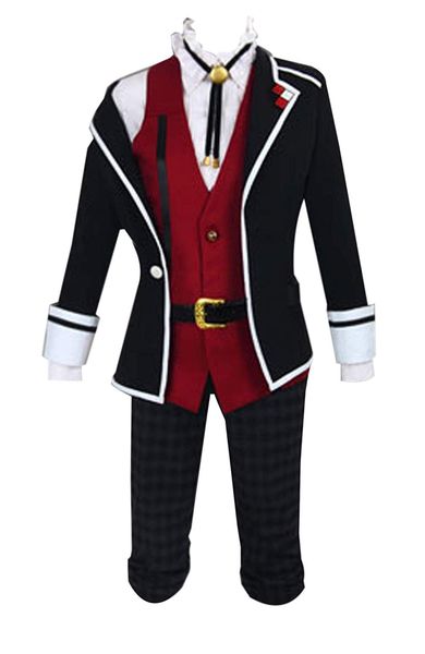 

diabolik любители sakamaki kanato uniform halloween vampire outfit косплей, Black