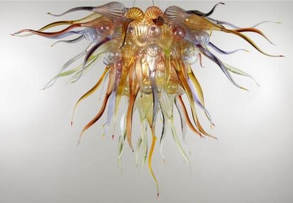 

lamps large size colorful murano art glass modern residential decorative chandelier lighting fixture with high quality