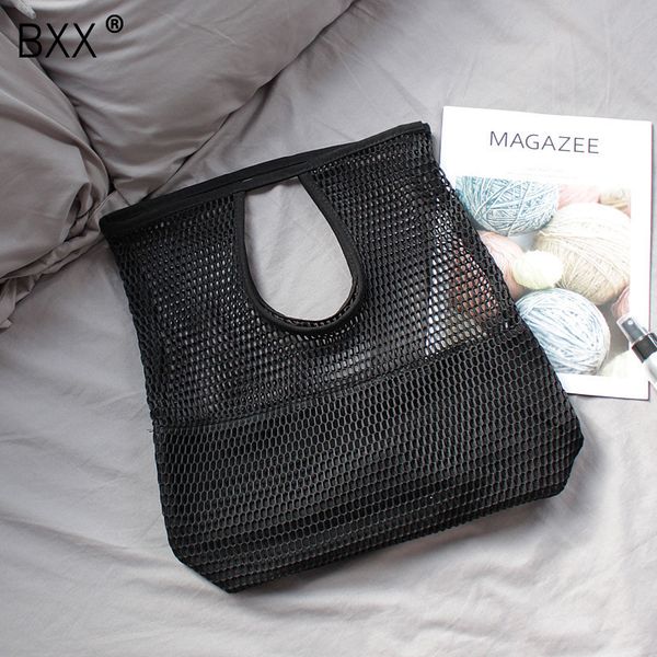 

bxx] 2020 new arrival women's single shoulder croobody bag female all-match hollow out shopping handbag cauasl canvas bag he636