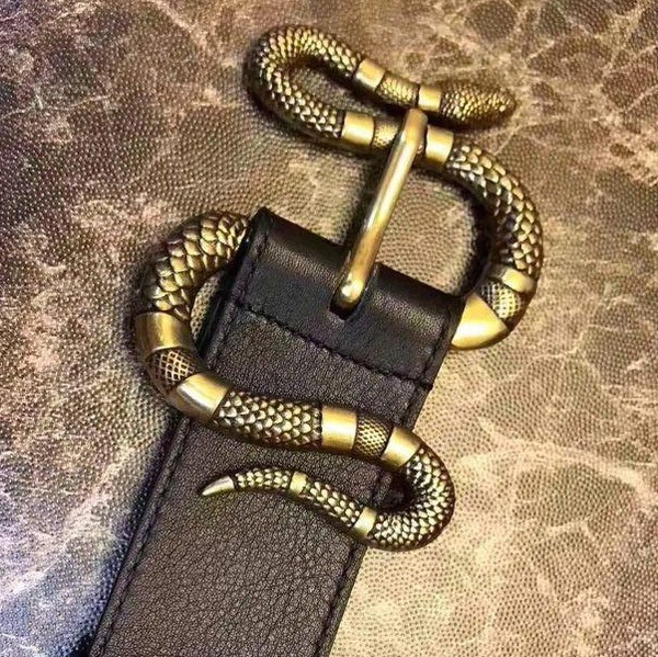 Mens Genuine Leather Belt Skull Snake Cross Large Metal Buckle Punk Rock Biker