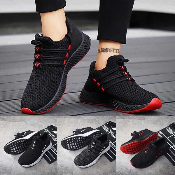 

mesh sneakers men flying weaving sneakers casual breathable shoe student running shoes dropshipping zapatillas de deporte